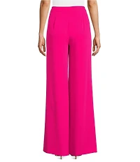 Trina Turk Verity Georgette High Waist Straight Pant