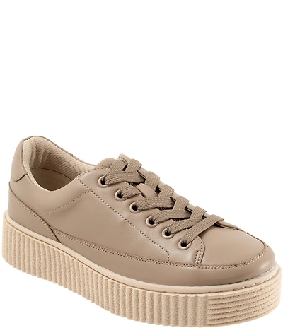 Trotters Baylor Leather Platform Sneakers
