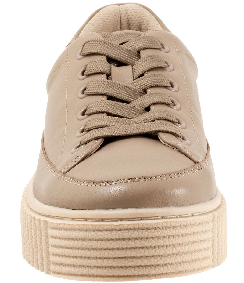 Trotters Baylor Leather Platform Sneakers