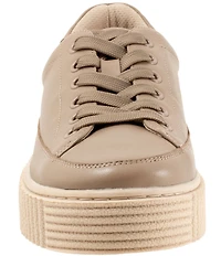 Trotters Baylor Leather Platform Sneakers