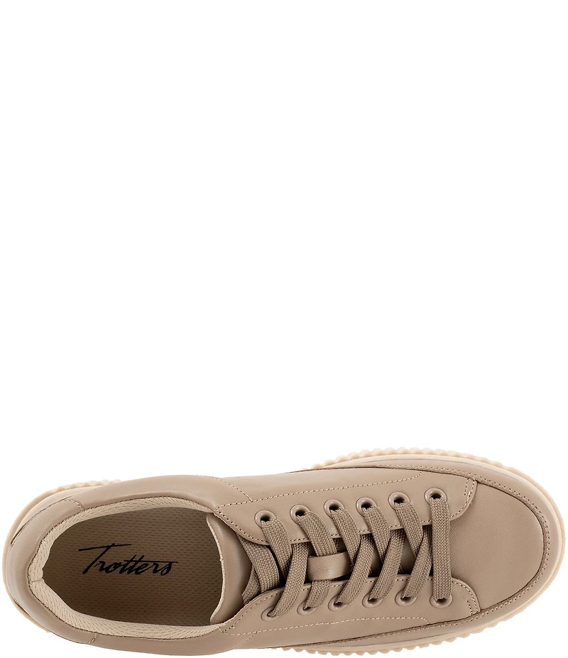 Trotters Baylor Leather Platform Sneakers