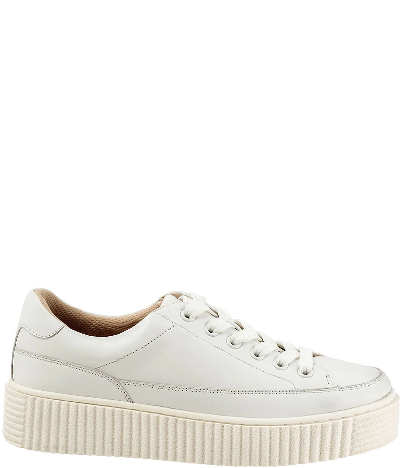 Trotters Baylor Leather Platform Sneakers