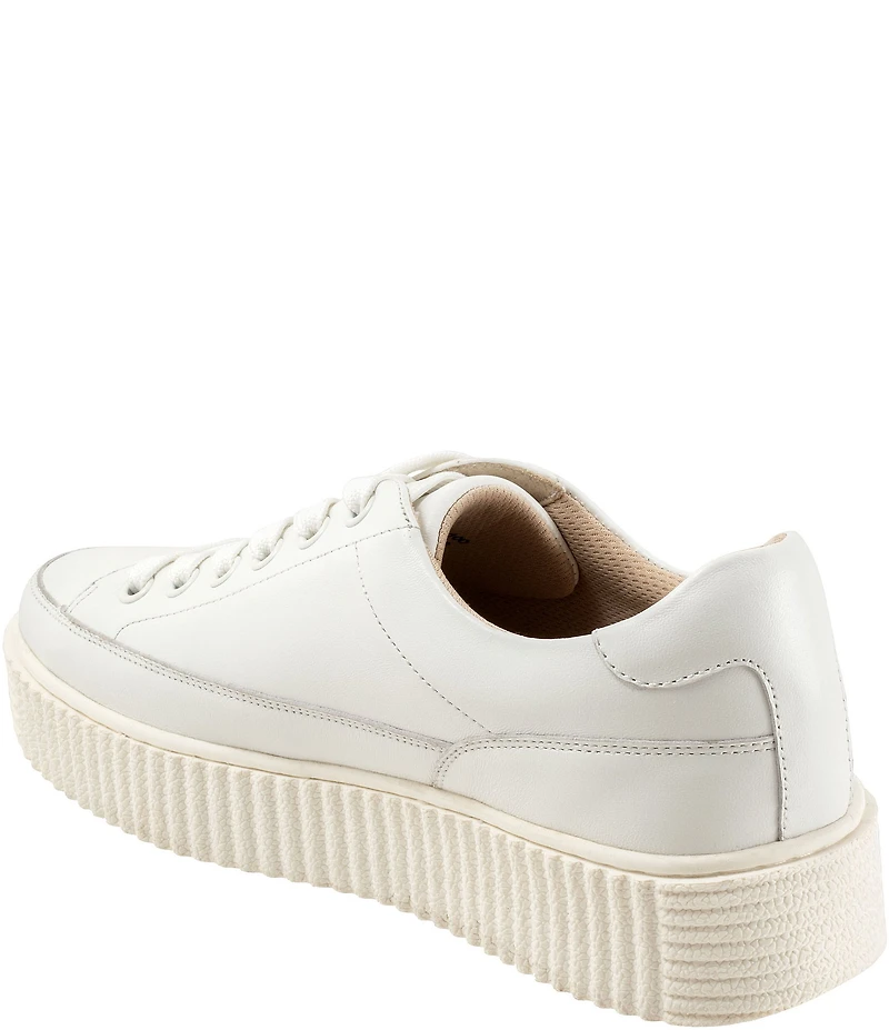 Trotters Baylor Leather Platform Sneakers