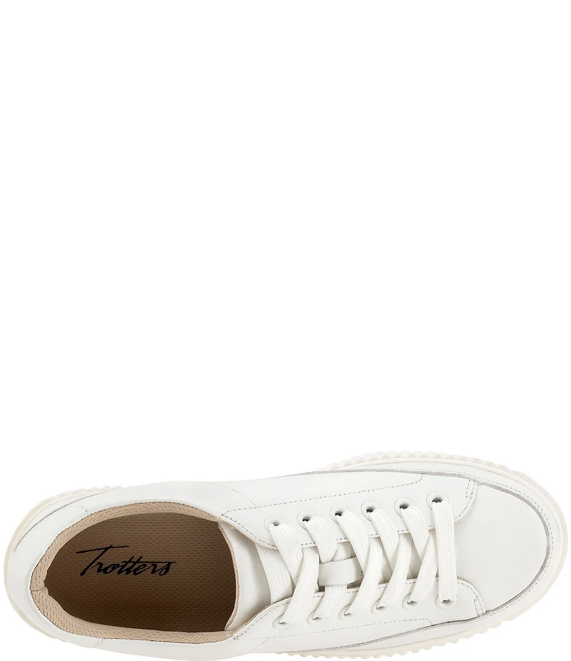 Trotters Baylor Leather Platform Sneakers