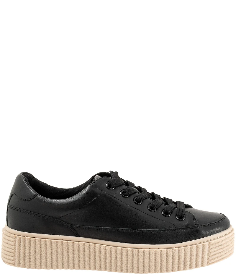 Trotters Baylor Leather Platform Sneakers