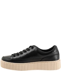 Trotters Baylor Leather Platform Sneakers