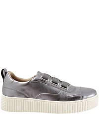 Trotters Bliss Leather Slip On Platform Sneakers