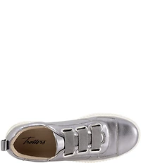 Trotters Bliss Leather Slip On Platform Sneakers