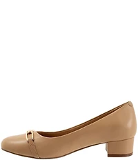 Trotters Dakota Leather Bit Buckle Pumps