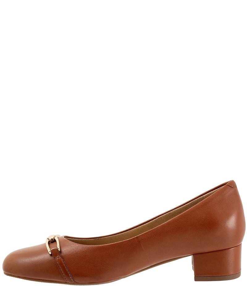 Trotters Dakota Leather Bit Buckle Pumps