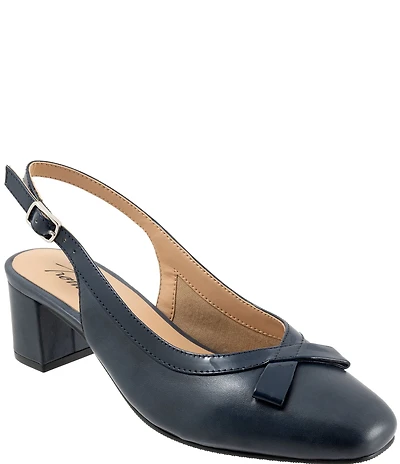 Trotters Dalani Leather Sling Pumps
