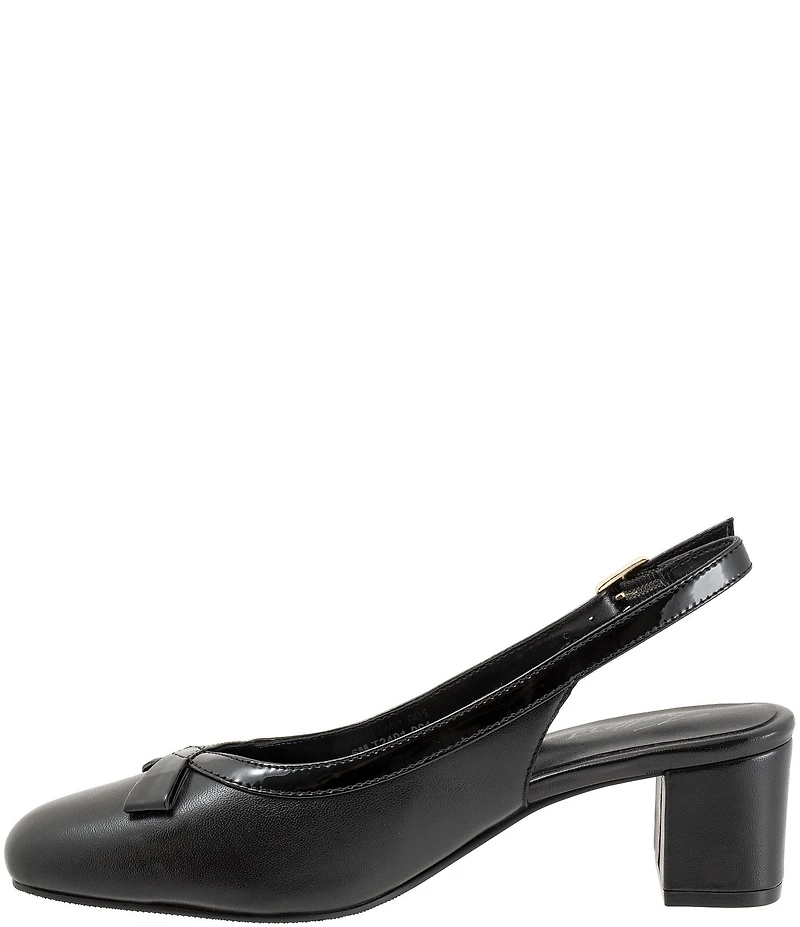 Trotters Dalani Leather Sling Pumps