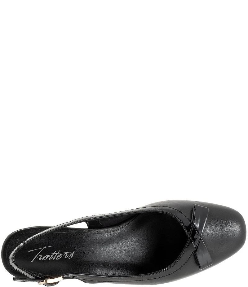 Trotters Dalani Leather Sling Pumps