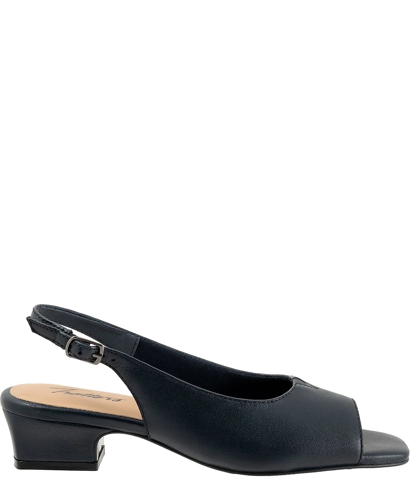 Trotters Dawn Leather Slingback Sandals
