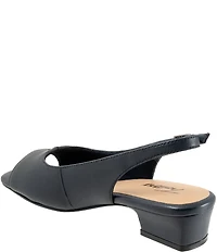 Trotters Dawn Leather Slingback Sandals