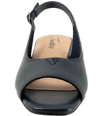 Trotters Dawn Leather Slingback Sandals