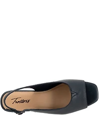 Trotters Dawn Leather Slingback Sandals