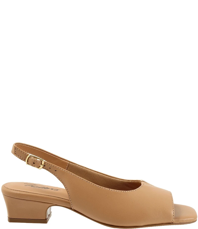 Trotters Dawn Leather Slingback Sandals