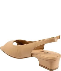 Trotters Dawn Leather Slingback Sandals