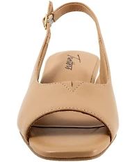 Trotters Dawn Leather Slingback Sandals