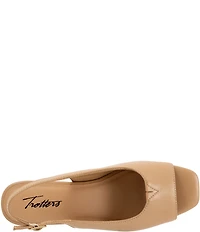 Trotters Dawn Leather Slingback Sandals