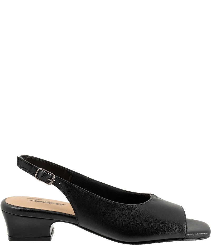 Trotters Dawn Leather Slingback Sandals