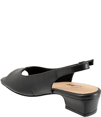 Trotters Dawn Leather Slingback Sandals