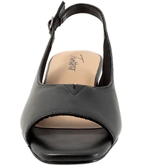 Trotters Dawn Leather Slingback Sandals