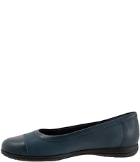 Trotters Delmara Nubuck Suede Cap Toe Flats