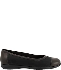 Trotters Delmara Nubuck Suede Cap Toe Flats