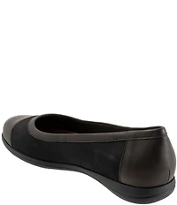 Trotters Delmara Nubuck Suede Cap Toe Flats