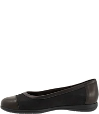 Trotters Delmara Nubuck Suede Cap Toe Flats