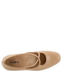 Trotters Demi Leather Cross Band Pumps