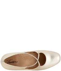 Trotters Demi Leather Cross Band Pumps
