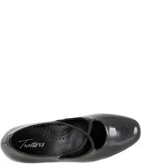 Trotters Demi Patent Leather Cross Band Pumps