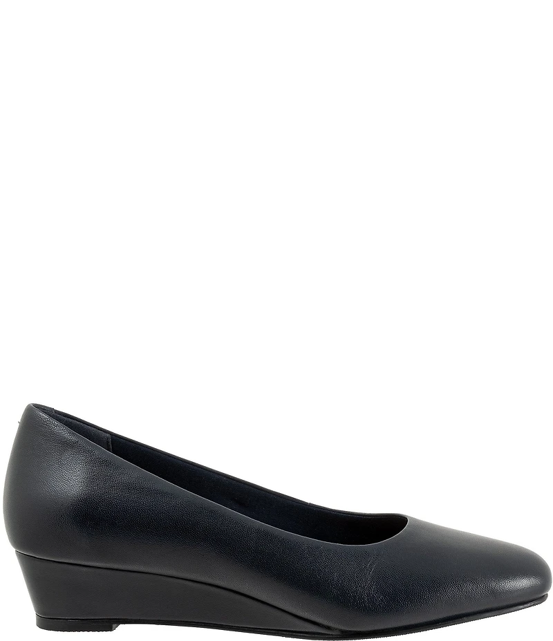 Trotters Denisse Leather Wedge Pumps