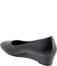 Trotters Denisse Leather Wedge Pumps