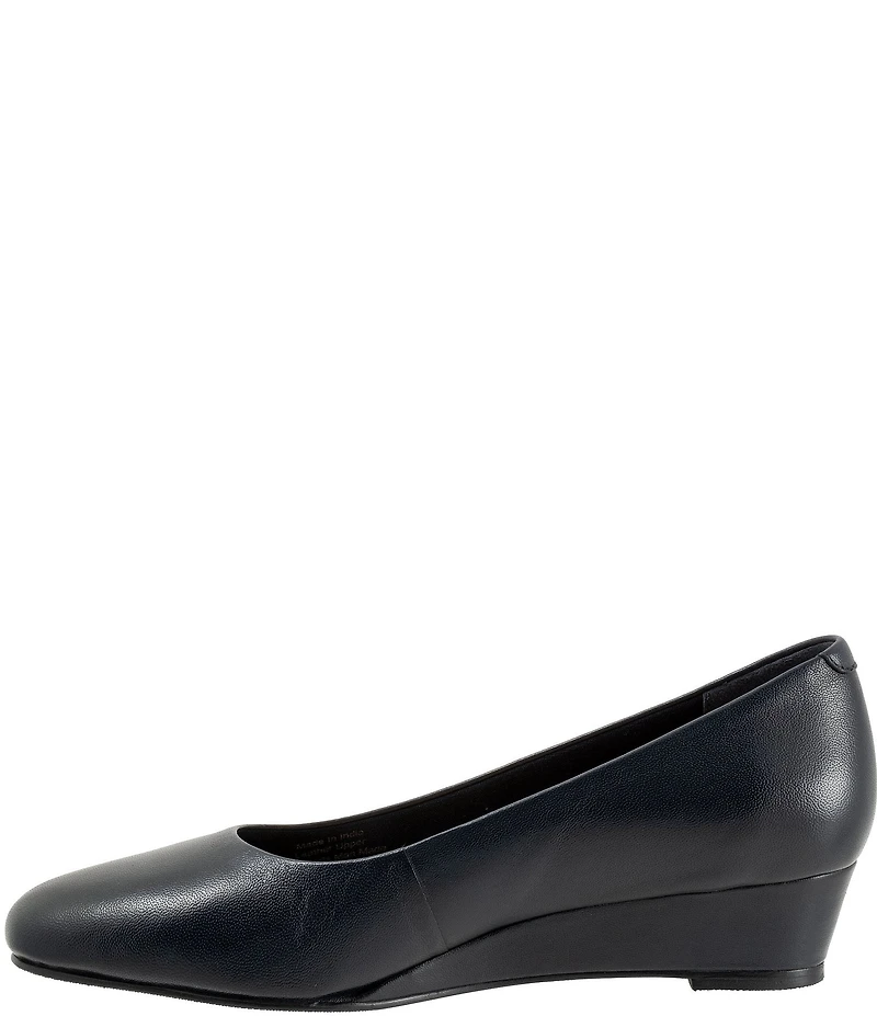 Trotters Denisse Leather Wedge Pumps