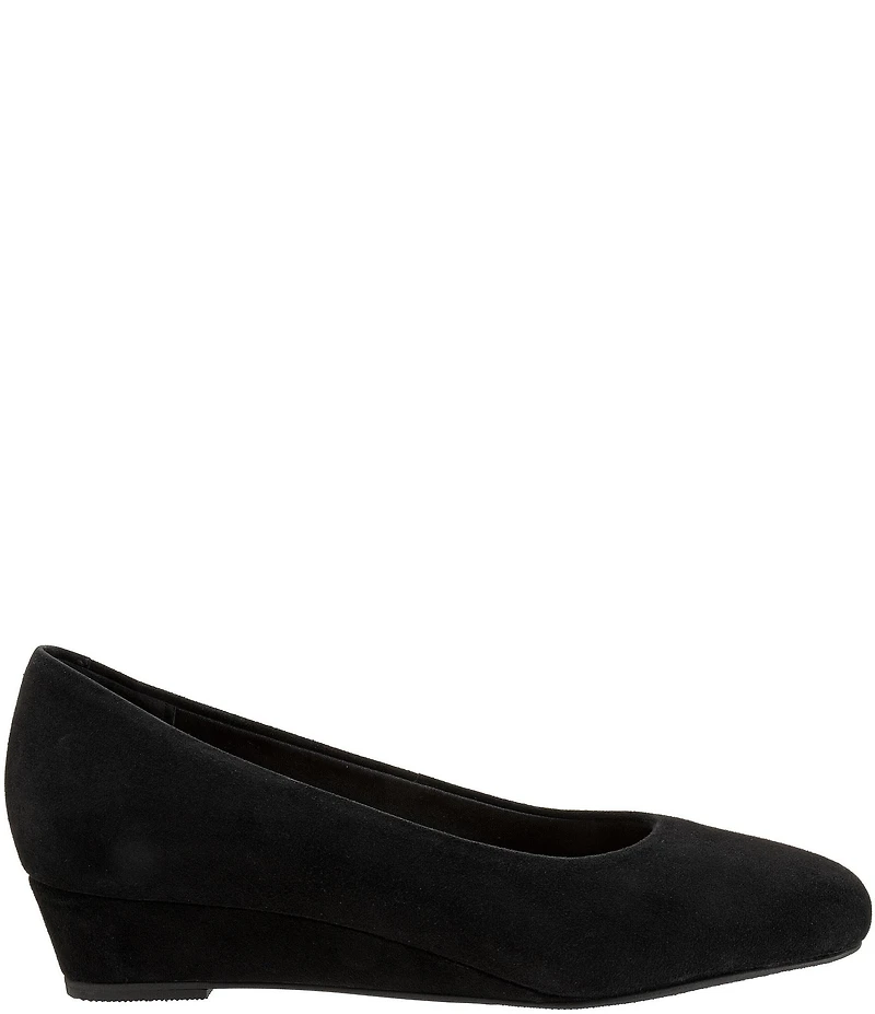 Trotters Denisse Suede Wedge Pumps