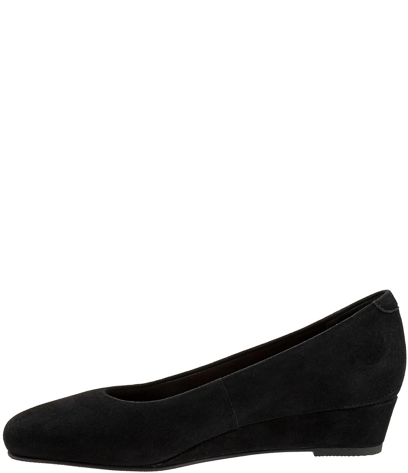 Trotters Denisse Suede Wedge Pumps
