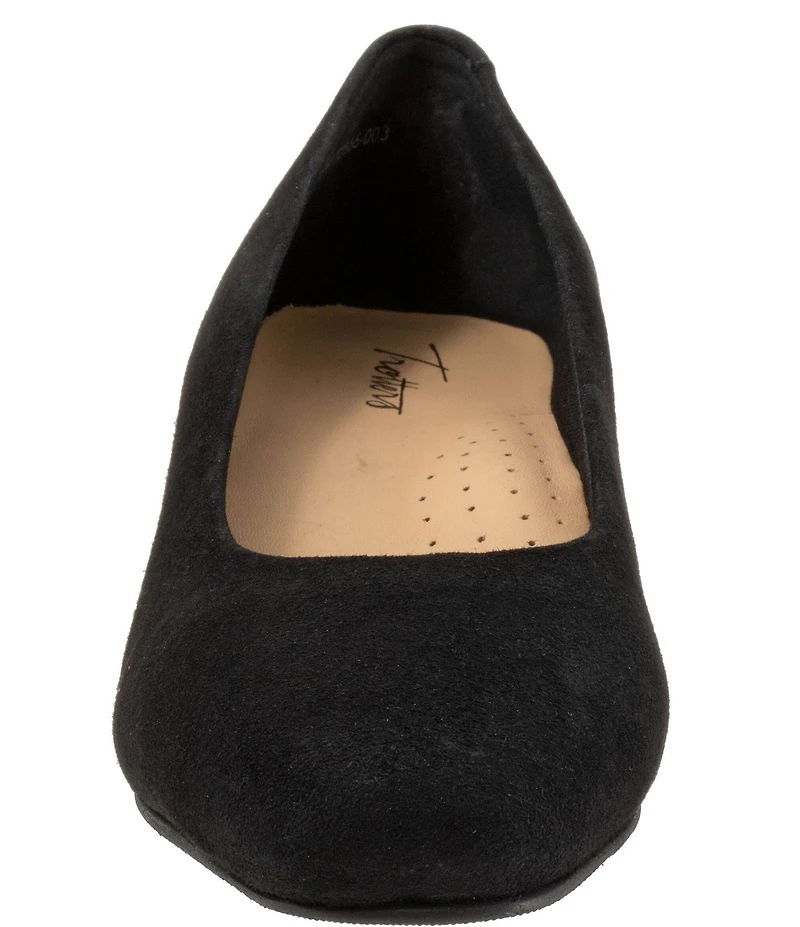 Trotters Denisse Suede Wedge Pumps