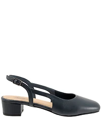 Trotters Dottie Leather Slingback Pumps