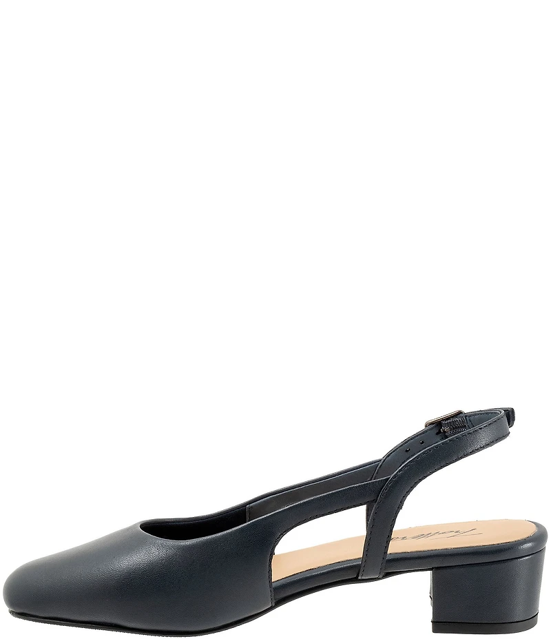 Trotters Dottie Leather Slingback Pumps