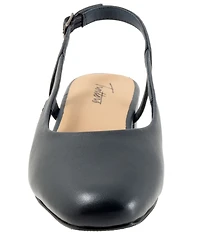 Trotters Dottie Leather Slingback Pumps