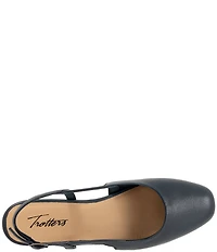 Trotters Dottie Leather Slingback Pumps