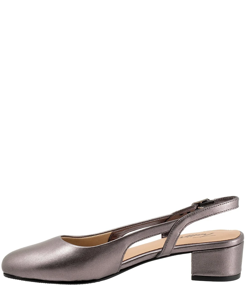 Trotters Dottie Leather Slingback Pumps