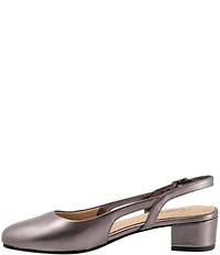 Trotters Dottie Leather Slingback Pumps