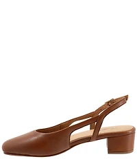 Trotters Dottie Leather Slingback Pumps