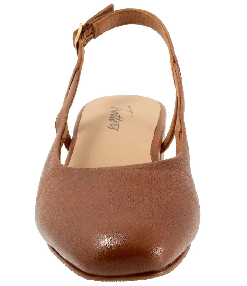 Trotters Dottie Leather Slingback Pumps