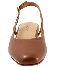 Trotters Dottie Leather Slingback Pumps